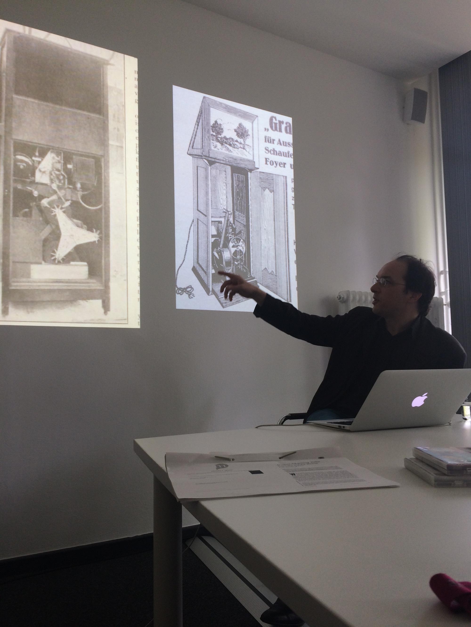 Michael Cowan explains early-20th-century projection technology