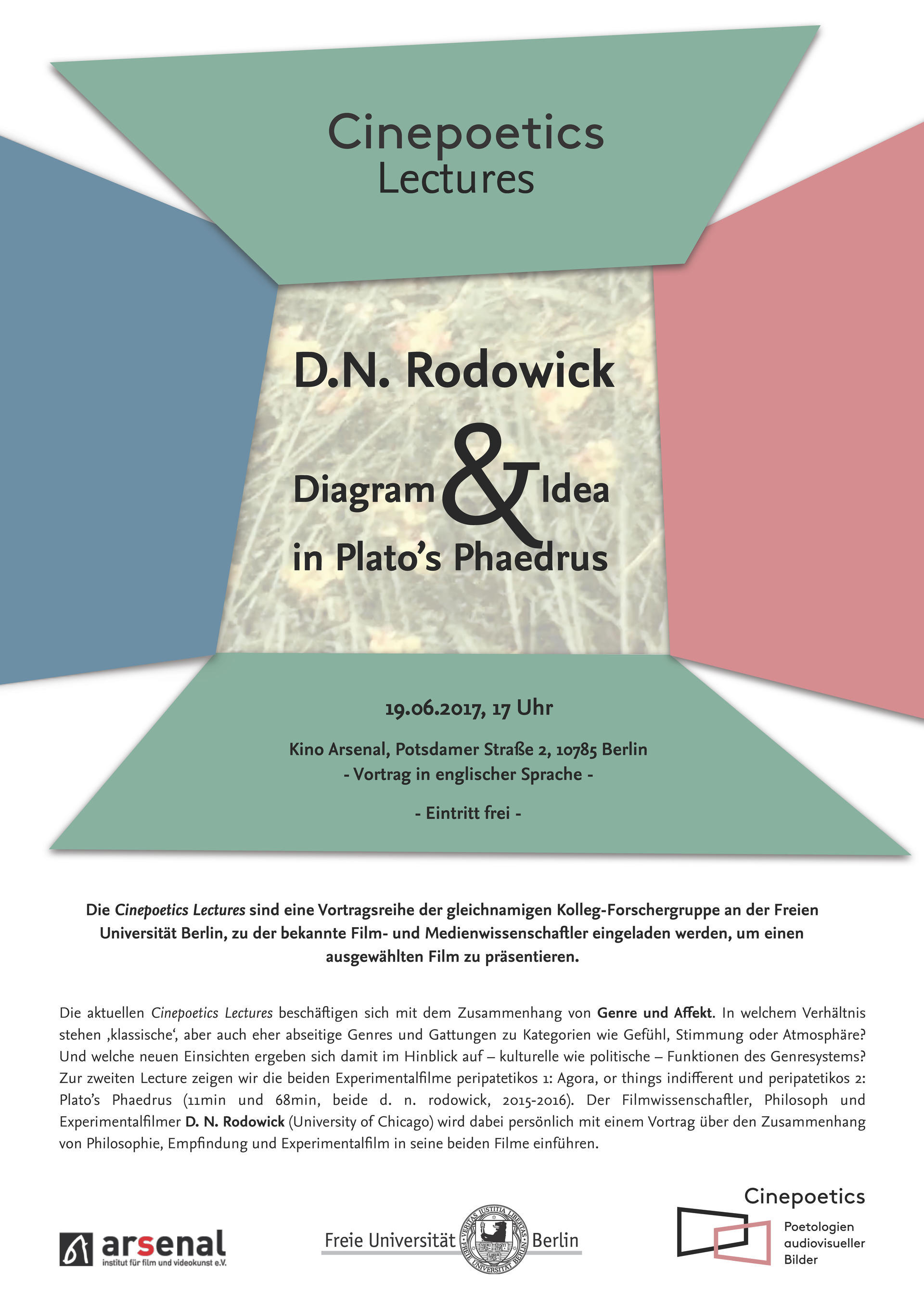 Veranstaltungsposter Rodowick Lecture